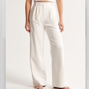 A&F Sloane Tailored Wide Leg Pant